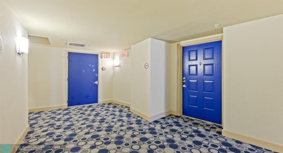 Hallway Widens at Your Door