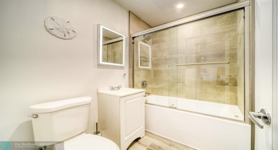 Upgraded bathroom