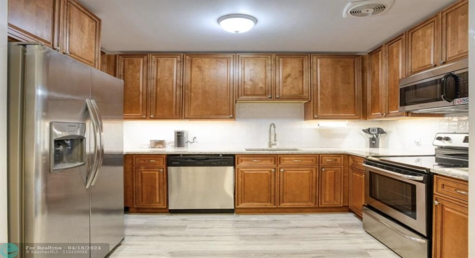 Stainless steel appliances