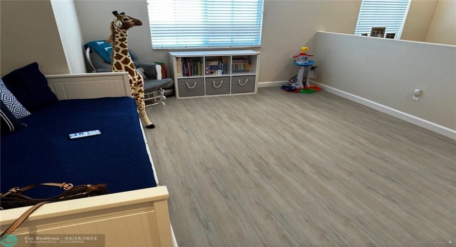 new flooring being installed