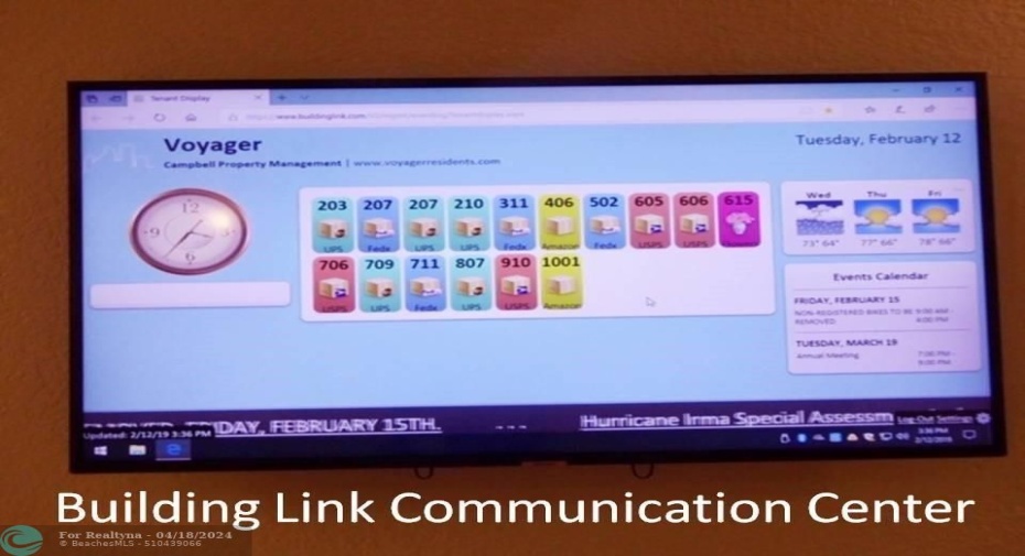 Message center