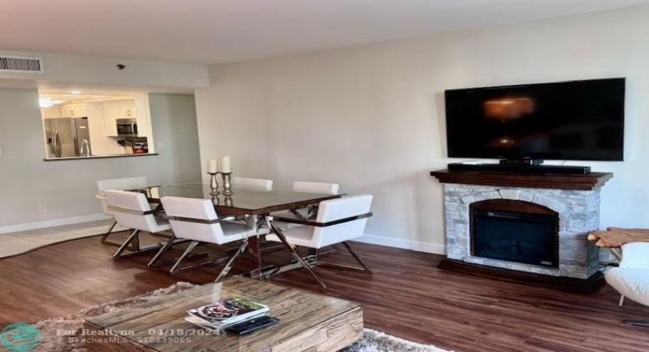 Living and dining area
