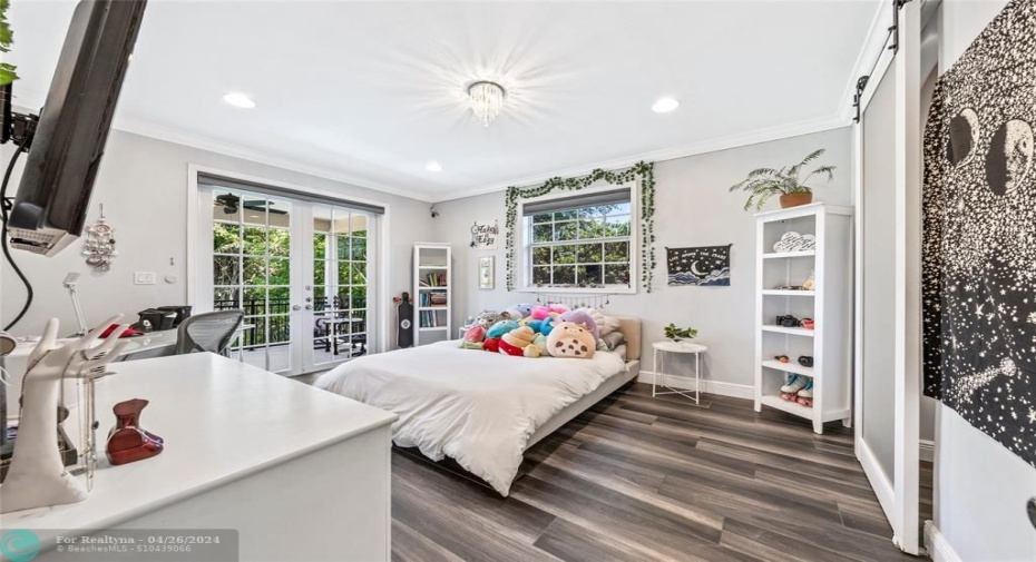 2nd Bedroom with Balcony Access
