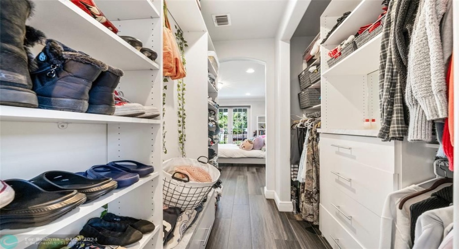 2nd Bedroom Closet... This bedroom has access to amazing balcony