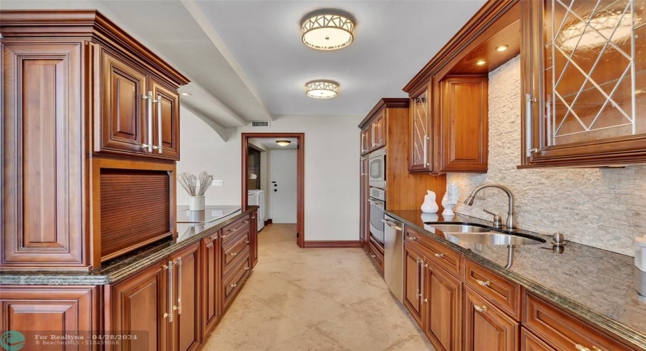 Plenty of storage space. Utility Room at the end.