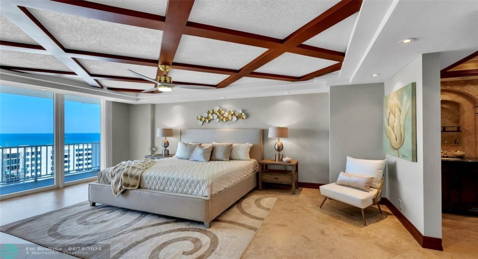 Who wouldn't want to sleep in this luxurious Master Suite?