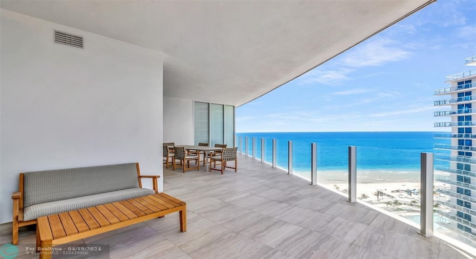 Views from Unit Expansive Balcony
