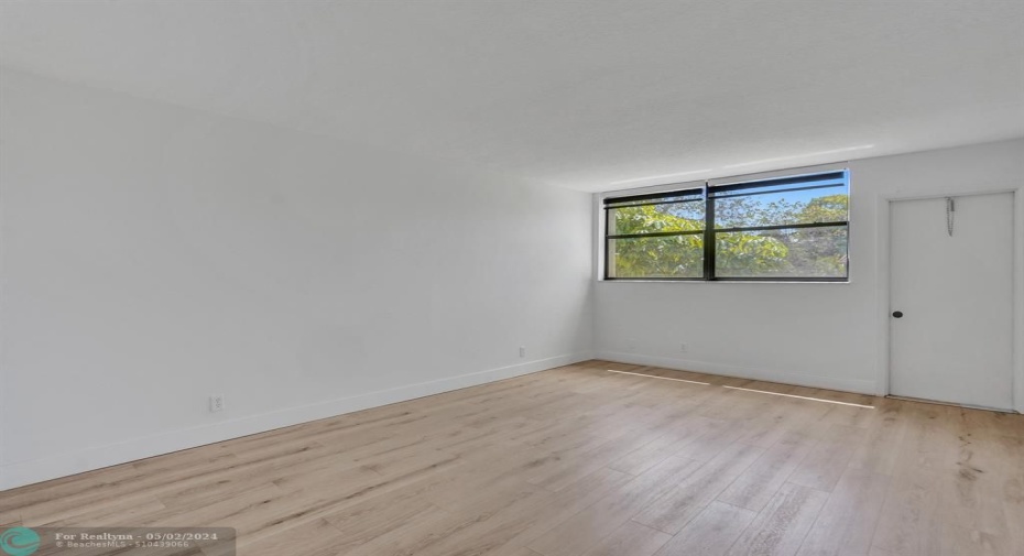 Master bedroom has a private door to the patio