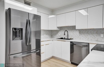 Amazing all new kitchen with black stainless appliances