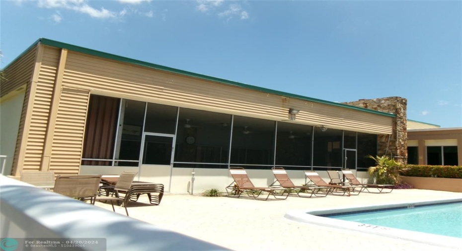 BACK OF  CLUB HOUSE