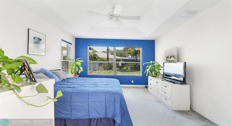 TRAY CEILING IN PRIMARY BEDROOM
