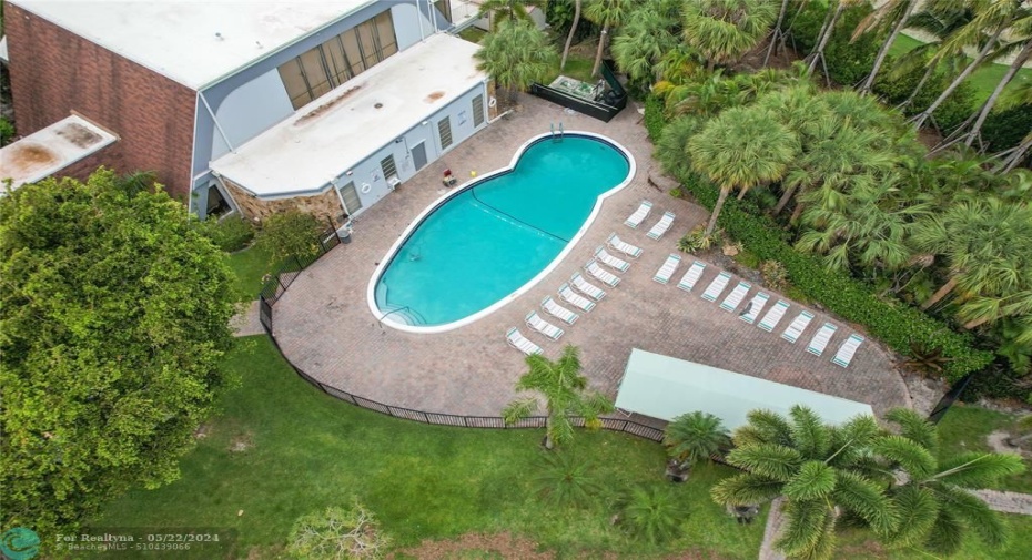 clubhouse and pool