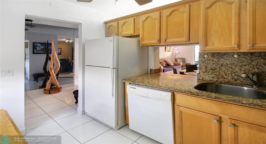 wood cabinets white appliances