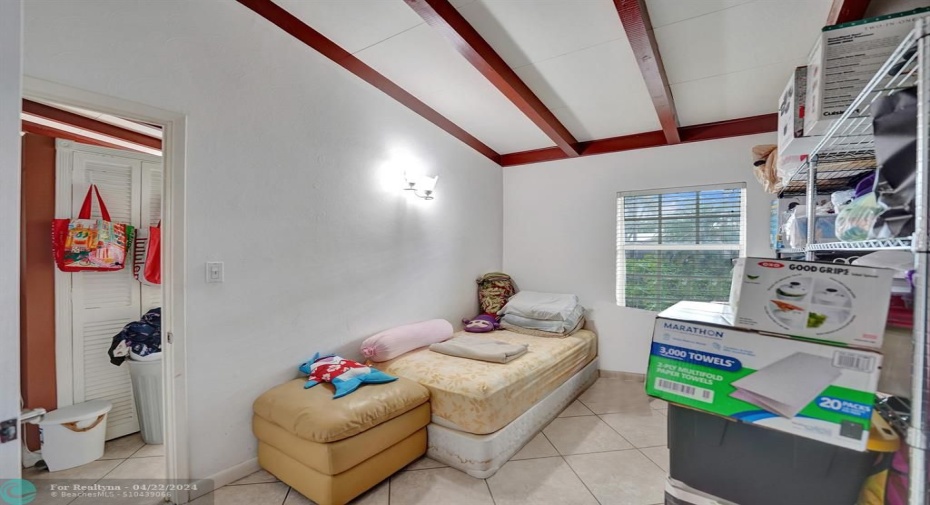 Bedroom 3 being used for storage