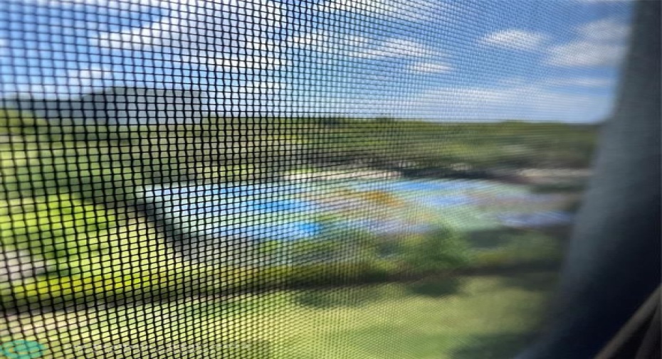 Pick a ball view from master bed and balcony