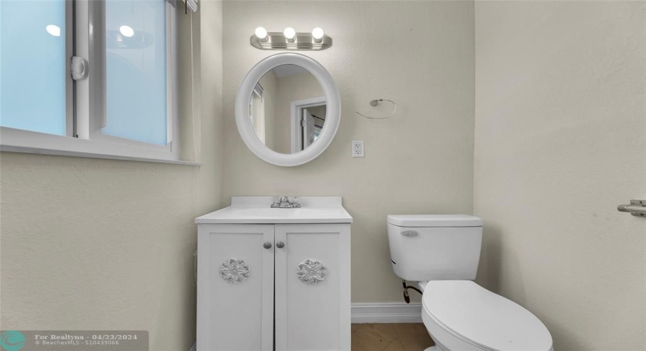 HALF BATH OFF BEDROOM 2