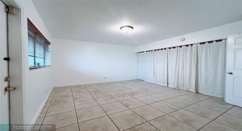 Huge closet space…