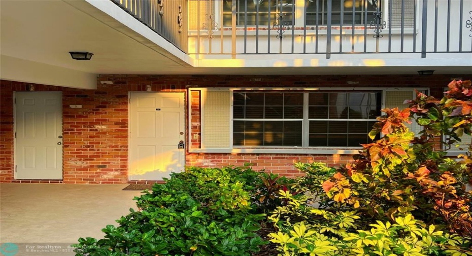 Front of unit…