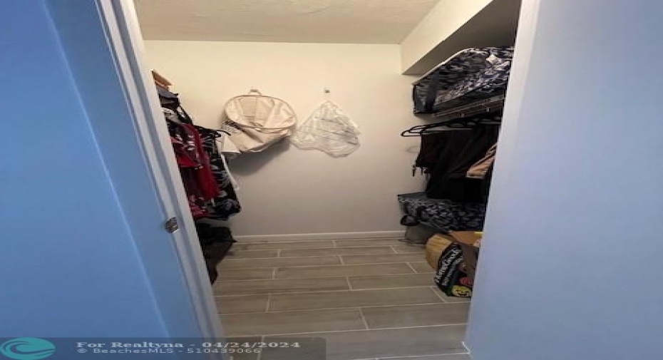 Great size walk-in-closet