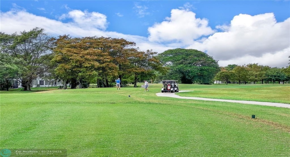 Golf views you will see from your balcony