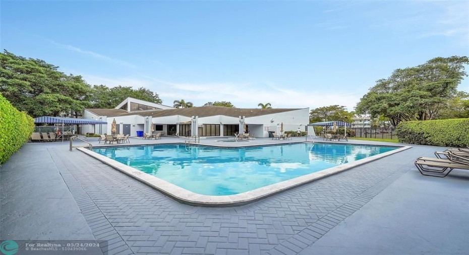 Community pool area