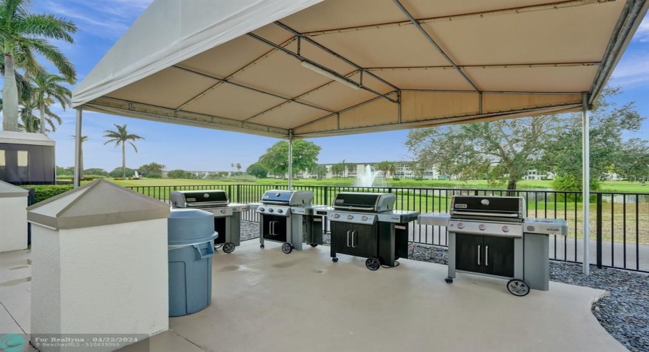 Main Pool & Grilling Area