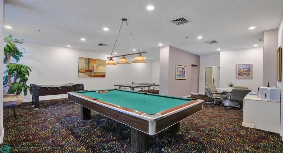 Billiard room