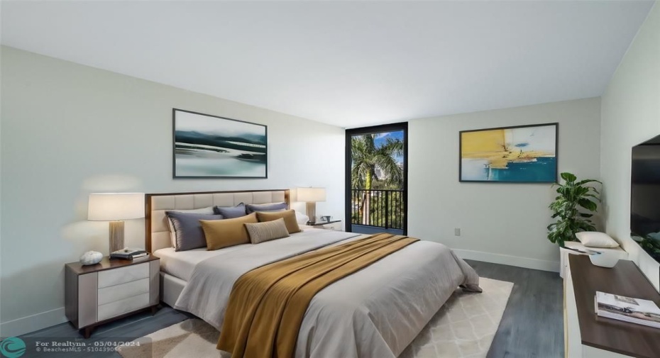 Staged 2nd Bedroom