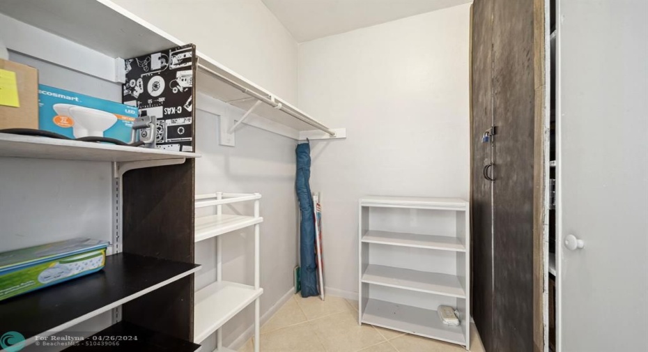 hugeWalk in storage pantry!