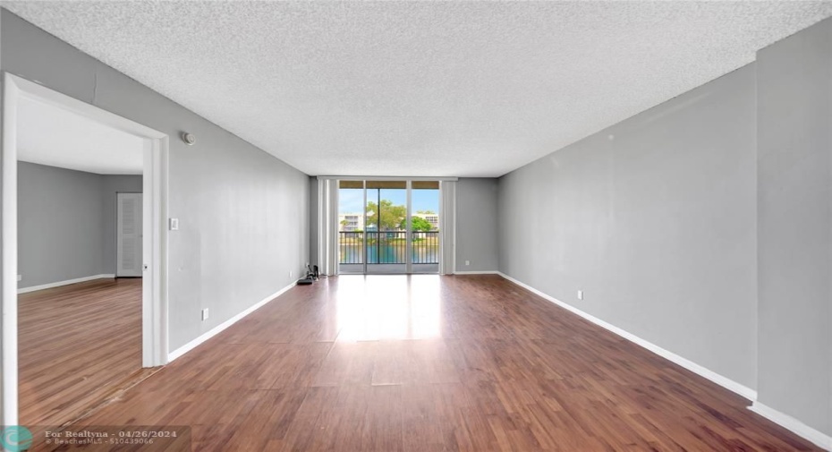 Living Room with Doorway to Master Bedroom