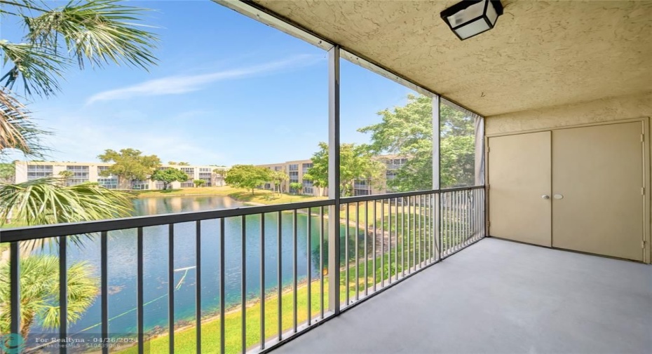 Screened Balcony Water View