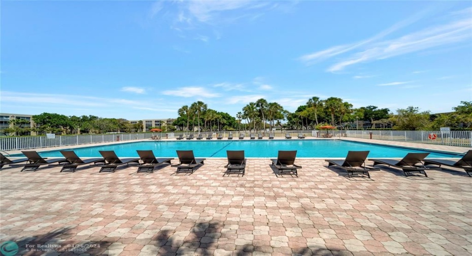 Community Pool Next To Unit