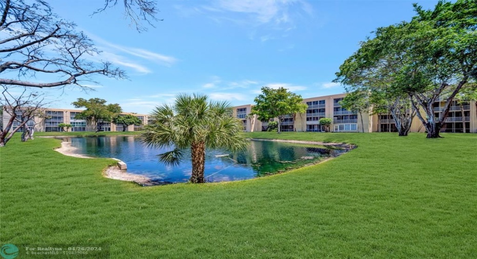 Greenspace & Water Next To Unit
