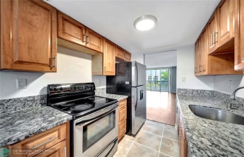 Kitchen With Entrance to Living Room