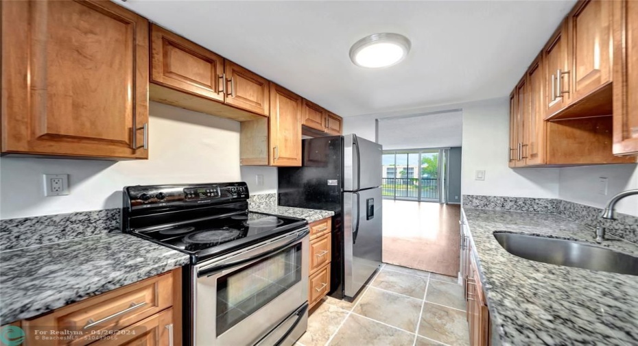 Kitchen With Entrance to Living Room