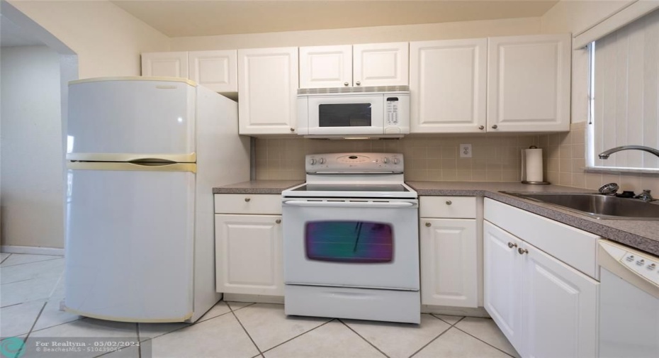 Kitchen has been openedinto main area!