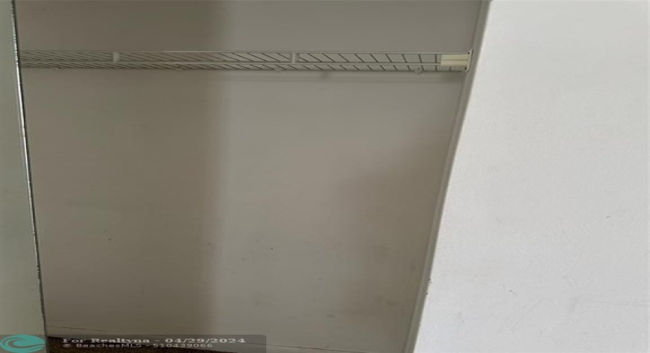 Coat closet in Living room