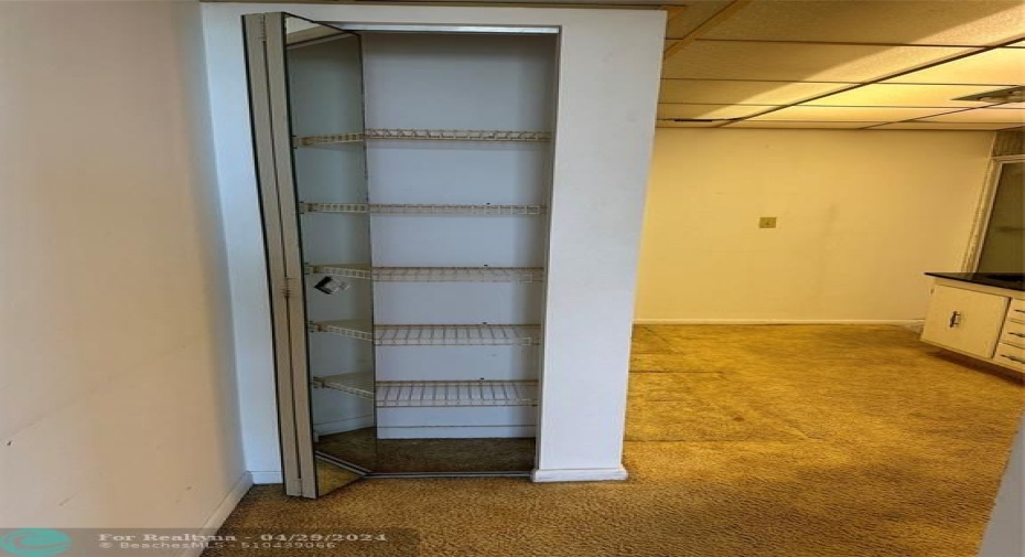 Closet in Mastersuite