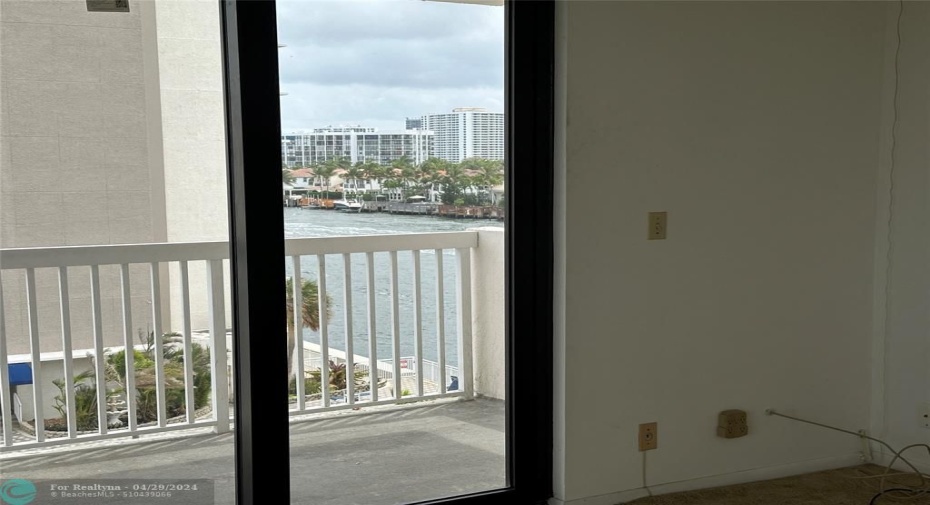 with Hurricane Sliding door to balcony