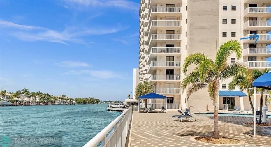 Unit location with 43' wrap around Balcony