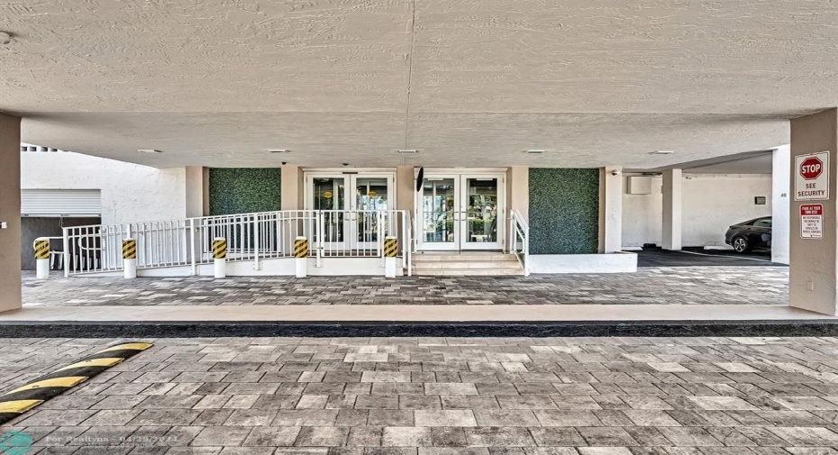Security Front Entrance