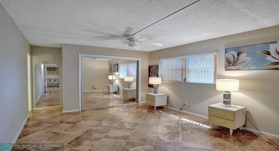 Master Suite Walk-in Closet plus Added Wall and Linen Closet.