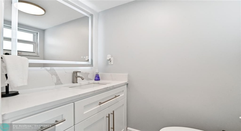 Remodelled half bath