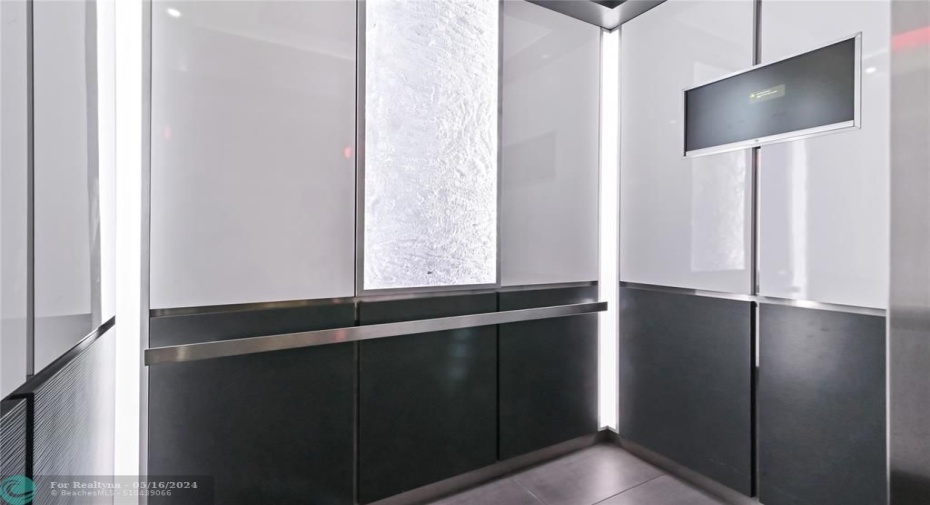 3 modern elevators