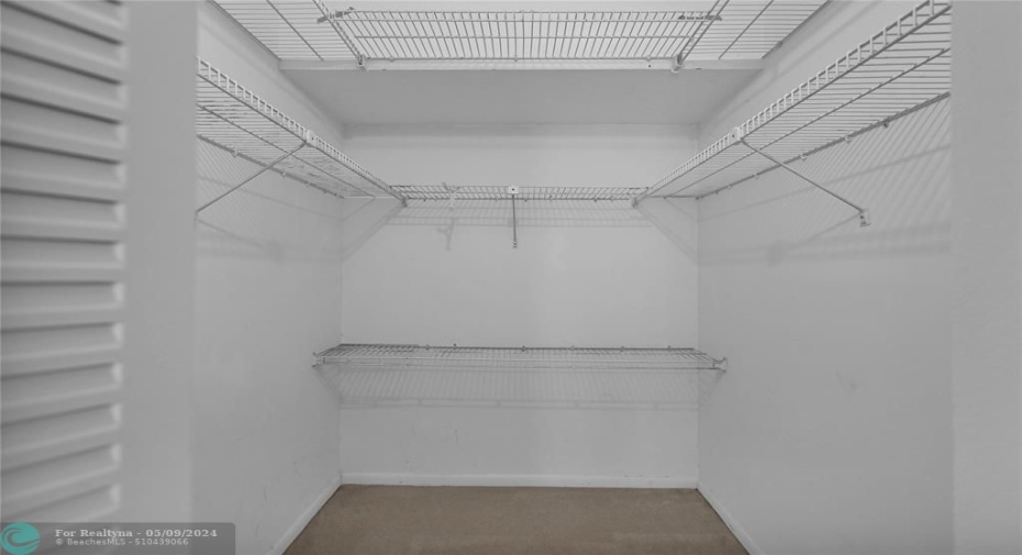 Master Walk-in Closet