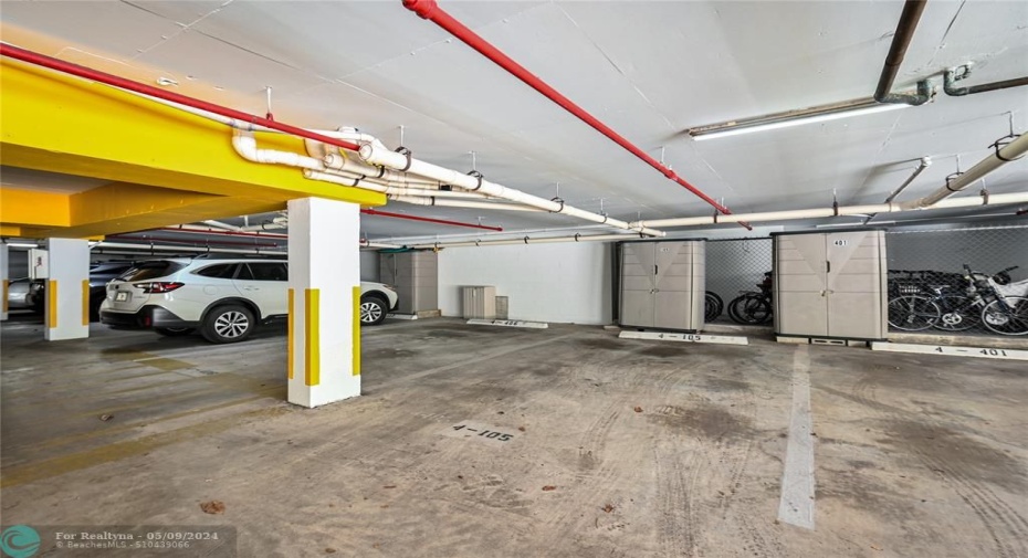 Covered Parking Space for unit 105