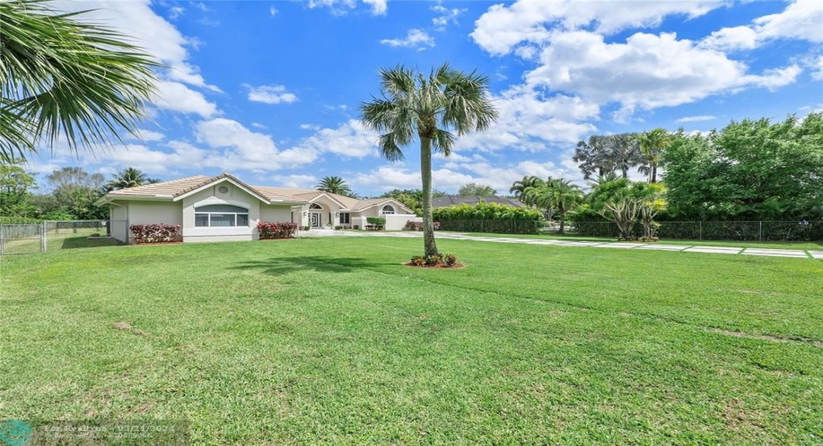 Front yard view