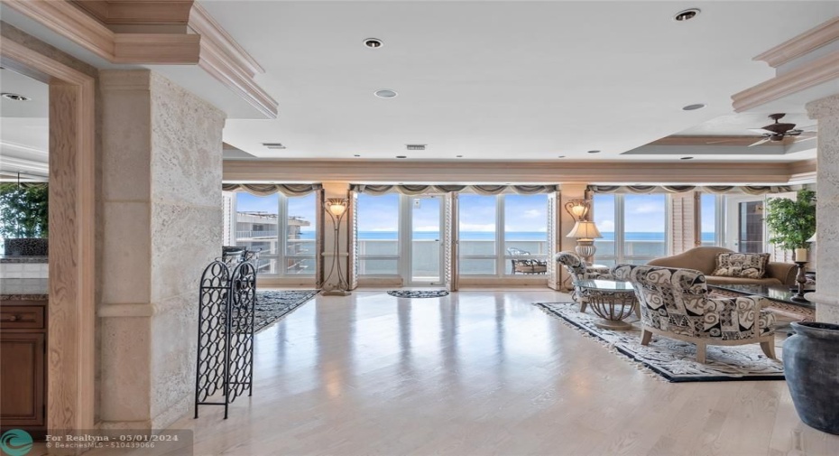 This is right when you walk into this beautiful Entryway.