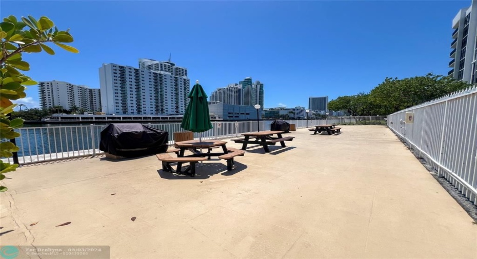 BBQ area