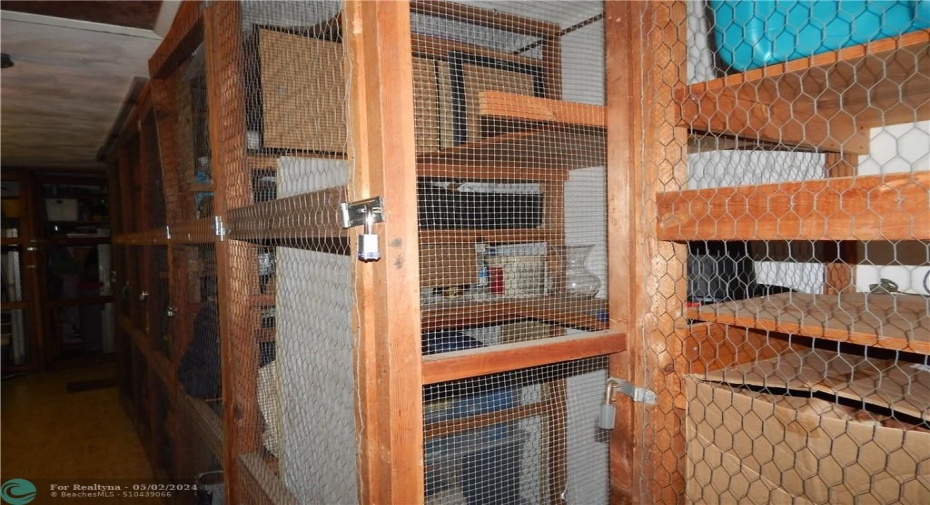 Large storage comes with the unit